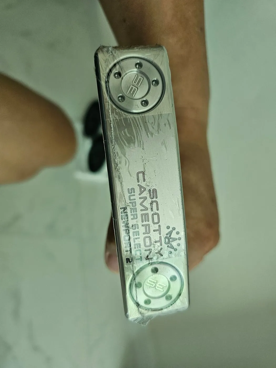 퍼터 솔. SCOTTY CAMERON SUPER SELECT NEWPORT 2 각인과 왕관 로고